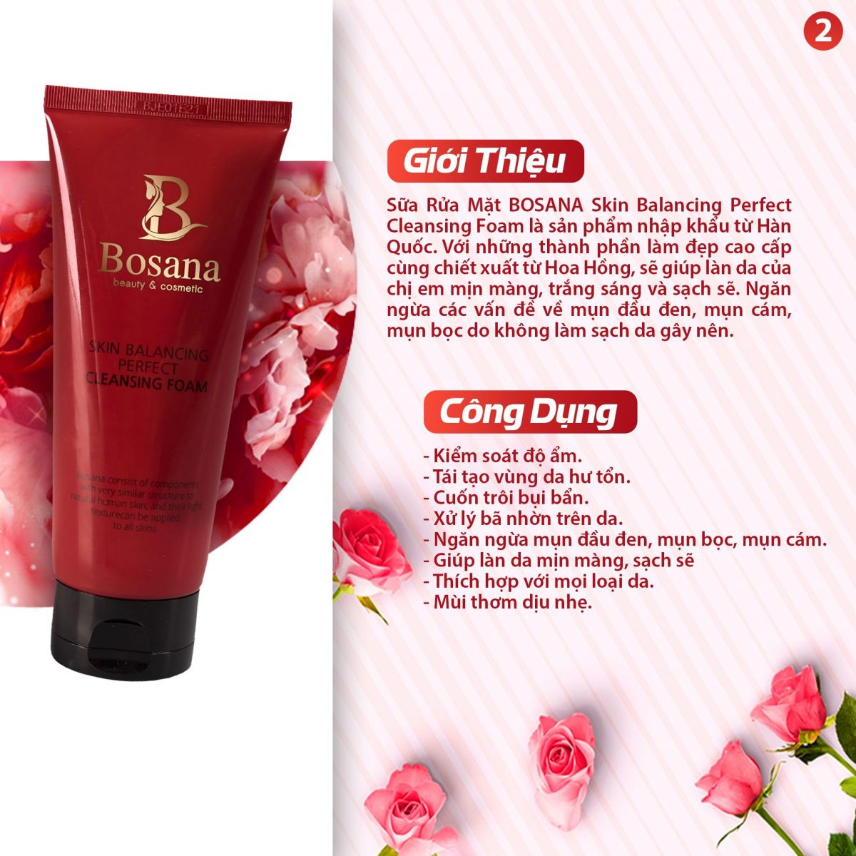 Sữa rửa mặt Skin Balancing Bosana