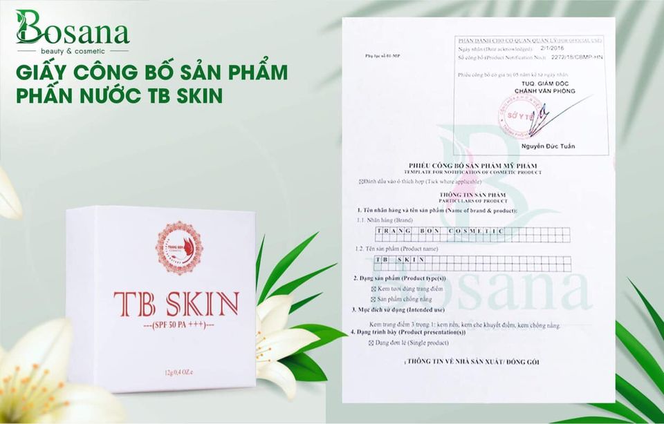 Phấn nước cao cấp Bosana