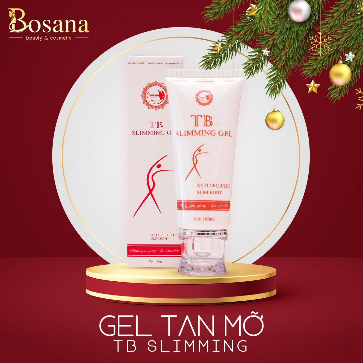 Kem tan mỡ SLIMMING GELL BOSANA